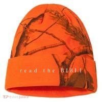 Read The BIBLE By 2415 Kati Licensed 12" Camo Cuffed Beanie thumb 0