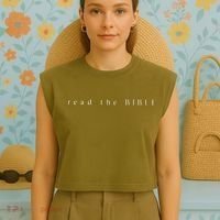 Read The BIBLE By 2415 Garment-Dyed Women's Muscle Tee thumb 4