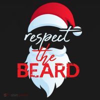 Respect The Beard Santa Claus Funny Christmas Ornament thumb 1
