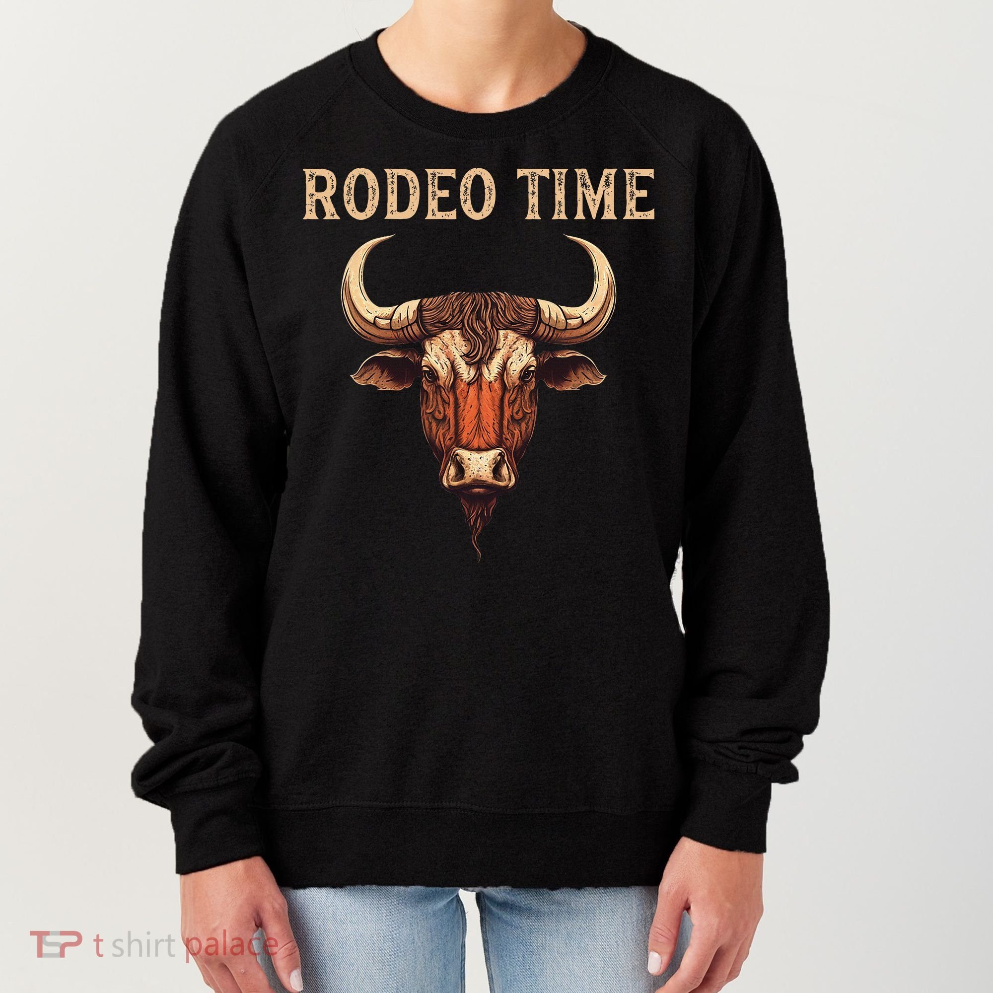Rodeo Time Bull Riding Cowboy Bull Rider Rodeo Time Women's Sweatshirt