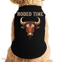 Rodeo Time Bull Riding Cowboy Bull Rider Rodeo Time Doggie Tank thumb 0