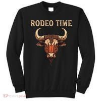 Rodeo Time Bull Riding Cowboy Bull Rider Rodeo Time Sweatshirt thumb 0