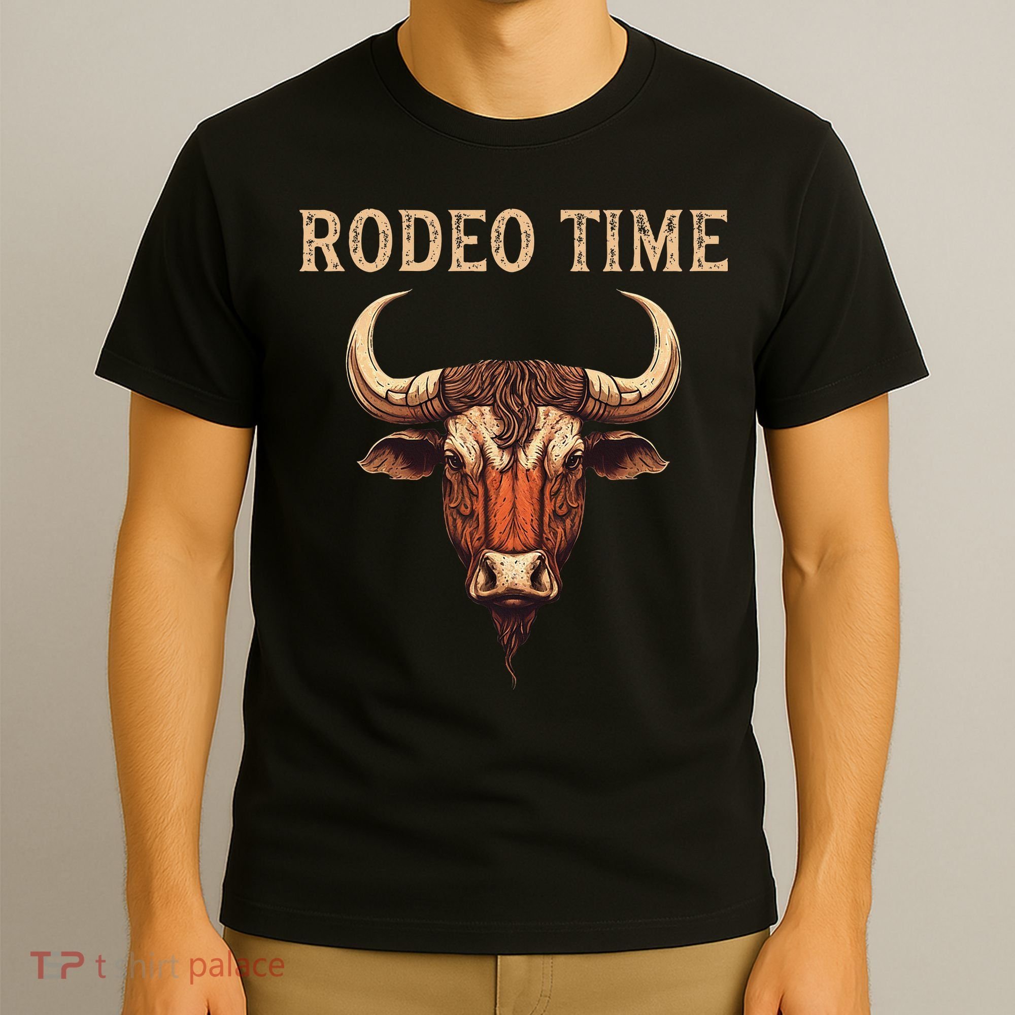 Rodeo Time Bull Riding Cowboy Bull Rider Rodeo Time T-Shirt