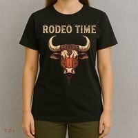Rodeo Time Bull Riding Cowboy Bull Rider Rodeo Time T-Shirt thumb 4