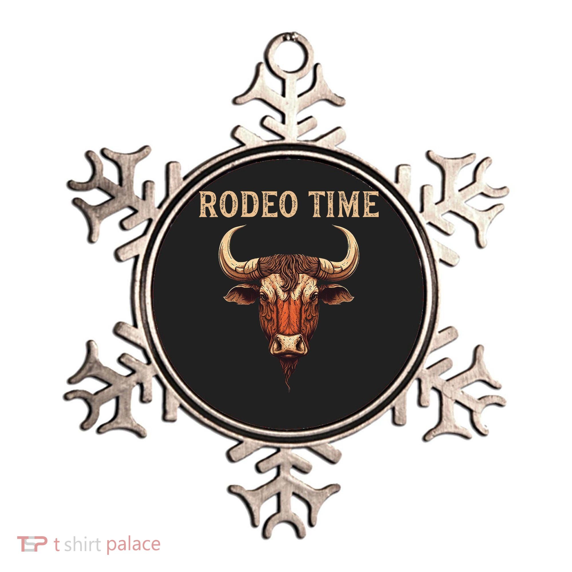 Rodeo Time Bull Riding Cowboy Bull Rider Rodeo Time Ornament