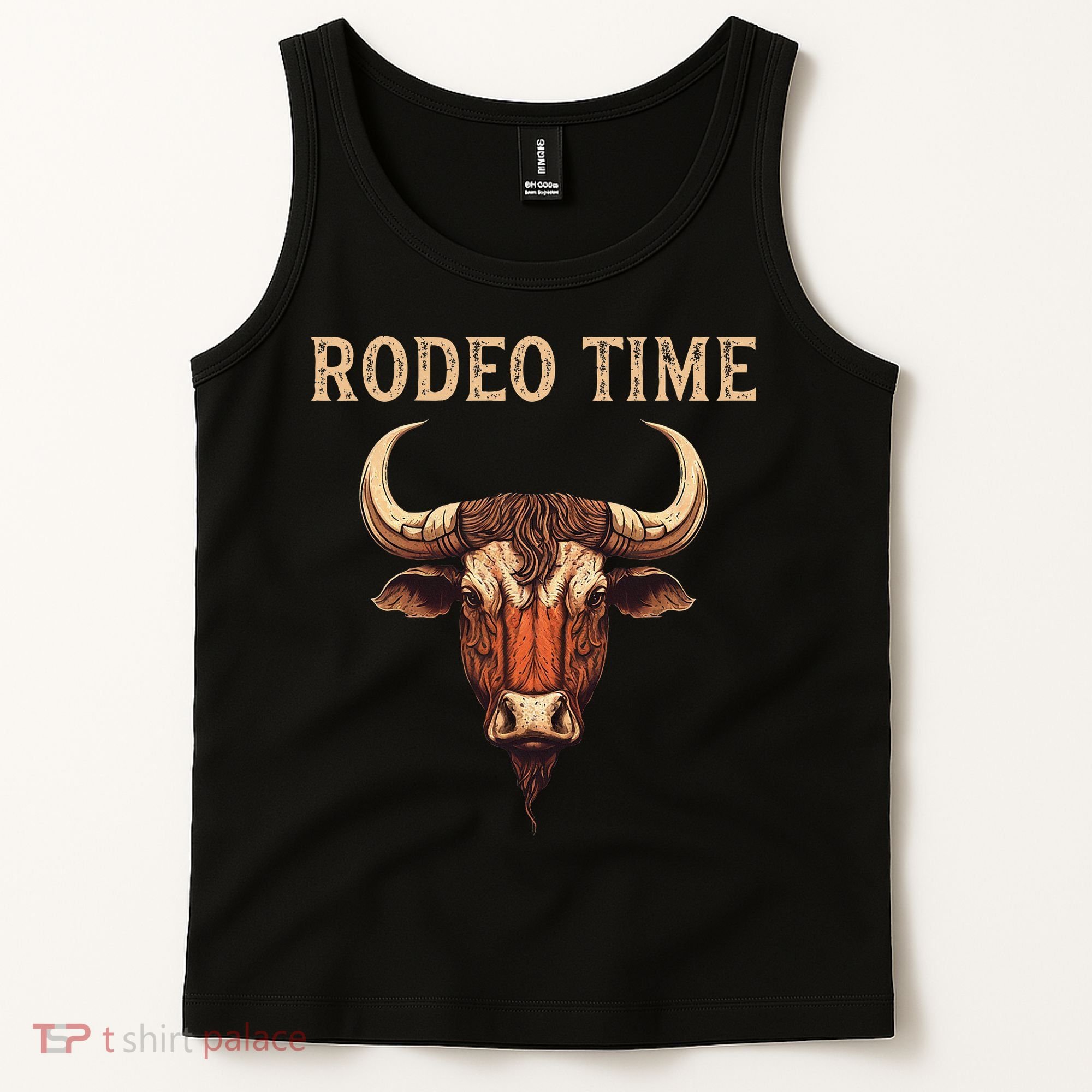 Rodeo Time Bull Riding Cowboy Bull Rider Rodeo Time Tank Top