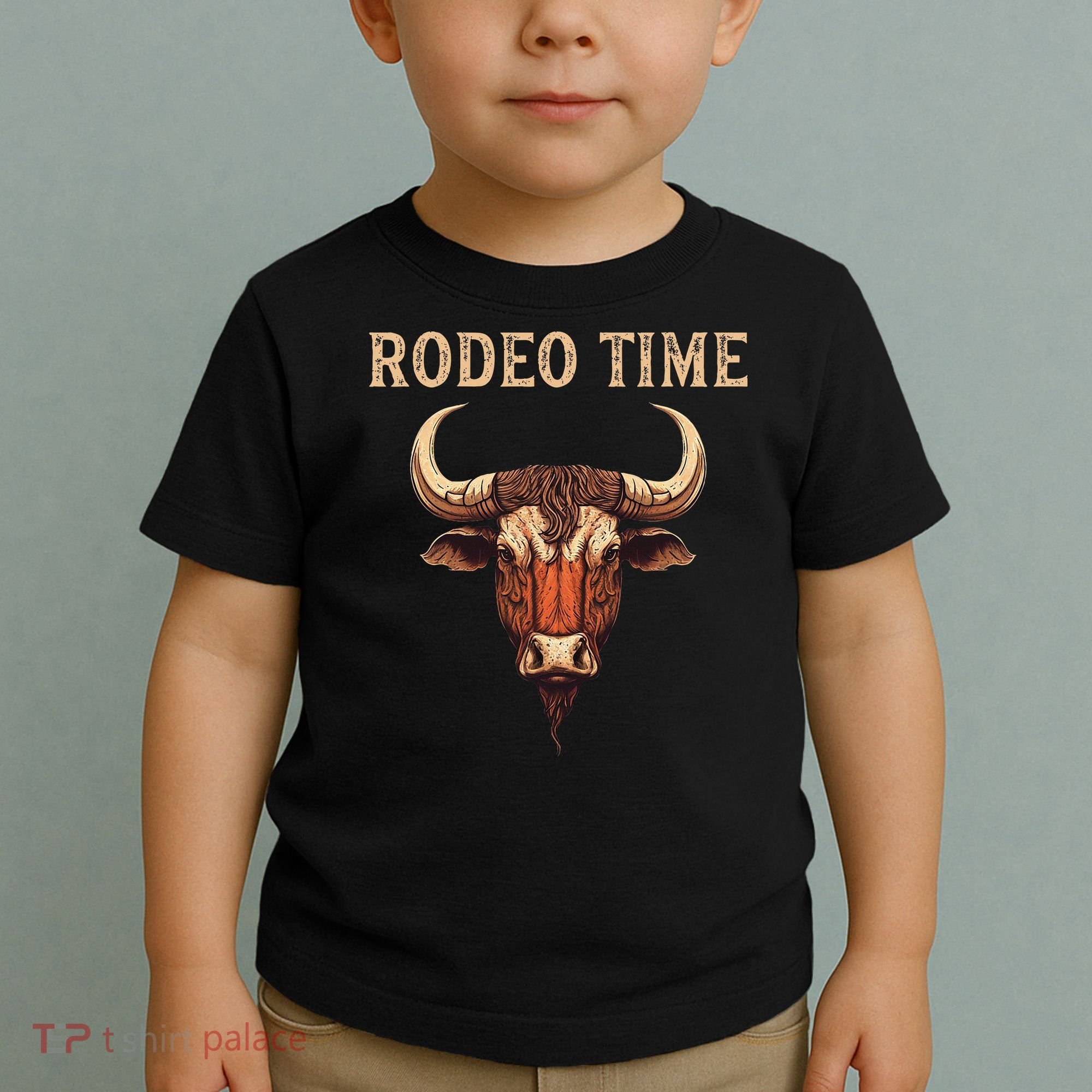 Rodeo Time Bull Riding Cowboy Bull Rider Rodeo Time Toddler T-Shirt