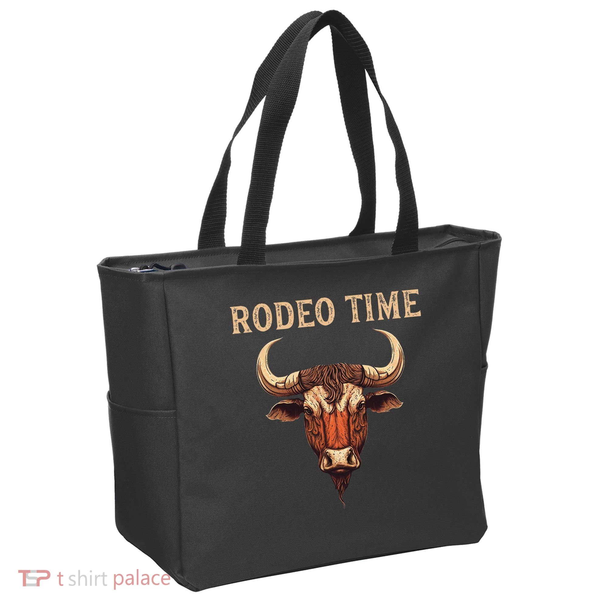 Rodeo Time Bull Riding Cowboy Bull Rider Rodeo Time Tote Bag