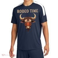 Rodeo Time Bull Riding Cowboy Bull Rider Rodeo Time Sport-Tek Competitor United Soccer Jersey thumb 0