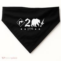 Right To Bear Arms Symbols Pro Guns Gun Rights American USA-Made Doggie Bandana thumb 0