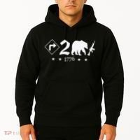 Right To Bear Arms Symbols Pro Guns Gun Rights American Hoodie thumb 2