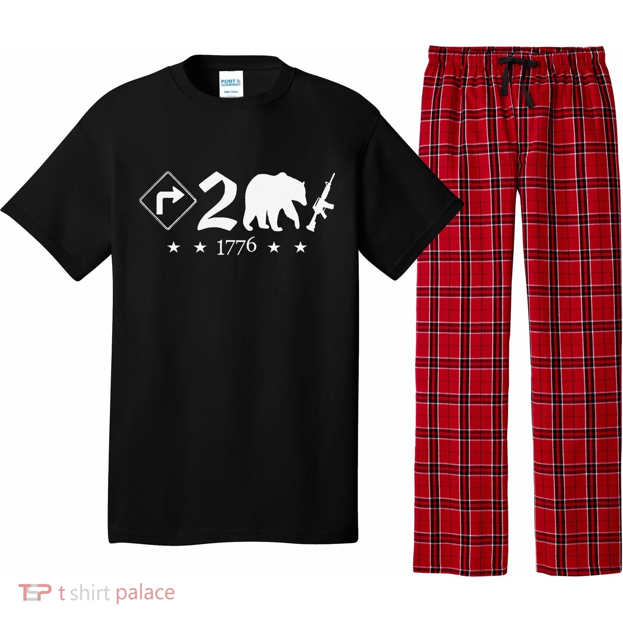 Right To Bear Arms Symbols Pro Guns Gun Rights American Pajama Set