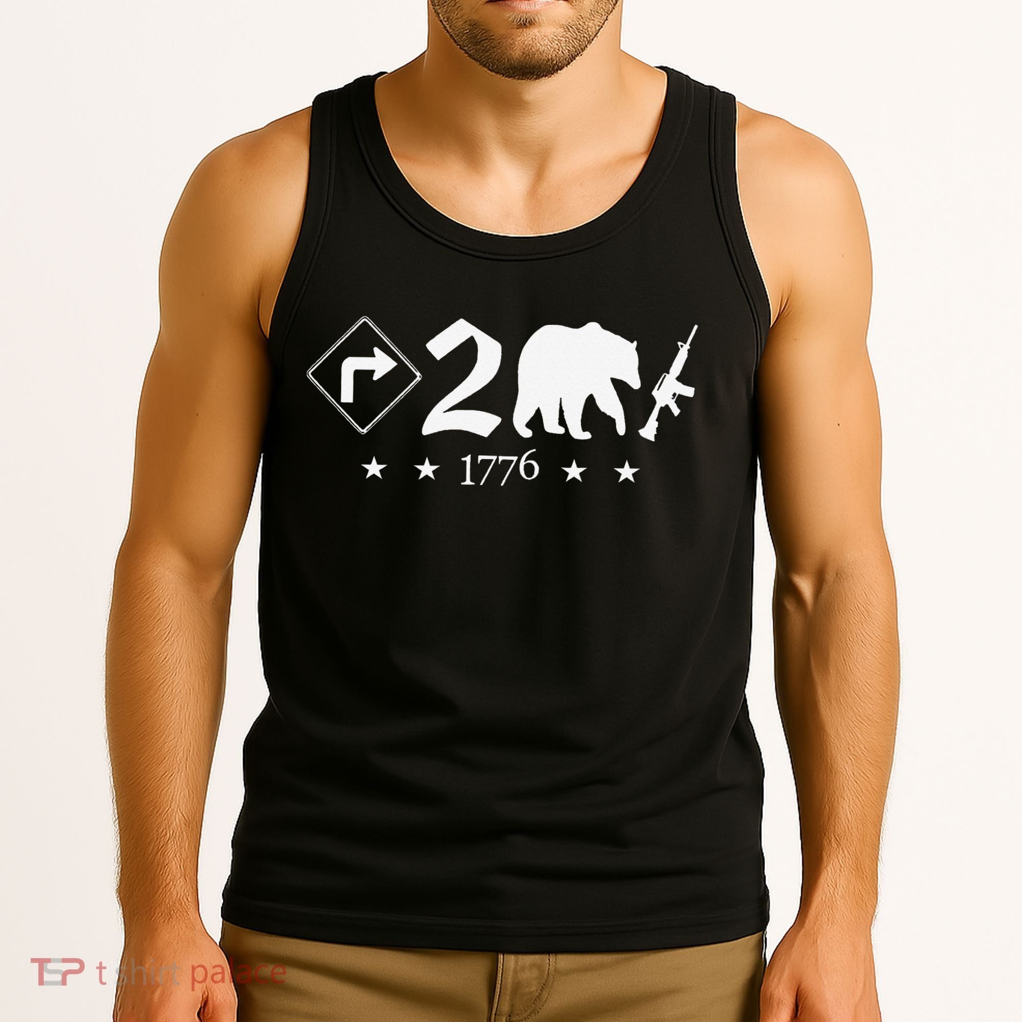 Right To Bear Arms Symbols Pro Guns Gun Rights American Tank Top