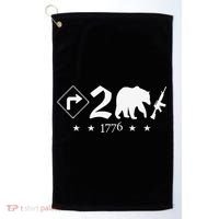 Right To Bear Arms Symbols Pro Guns Gun Rights American Golf Towel thumb 0