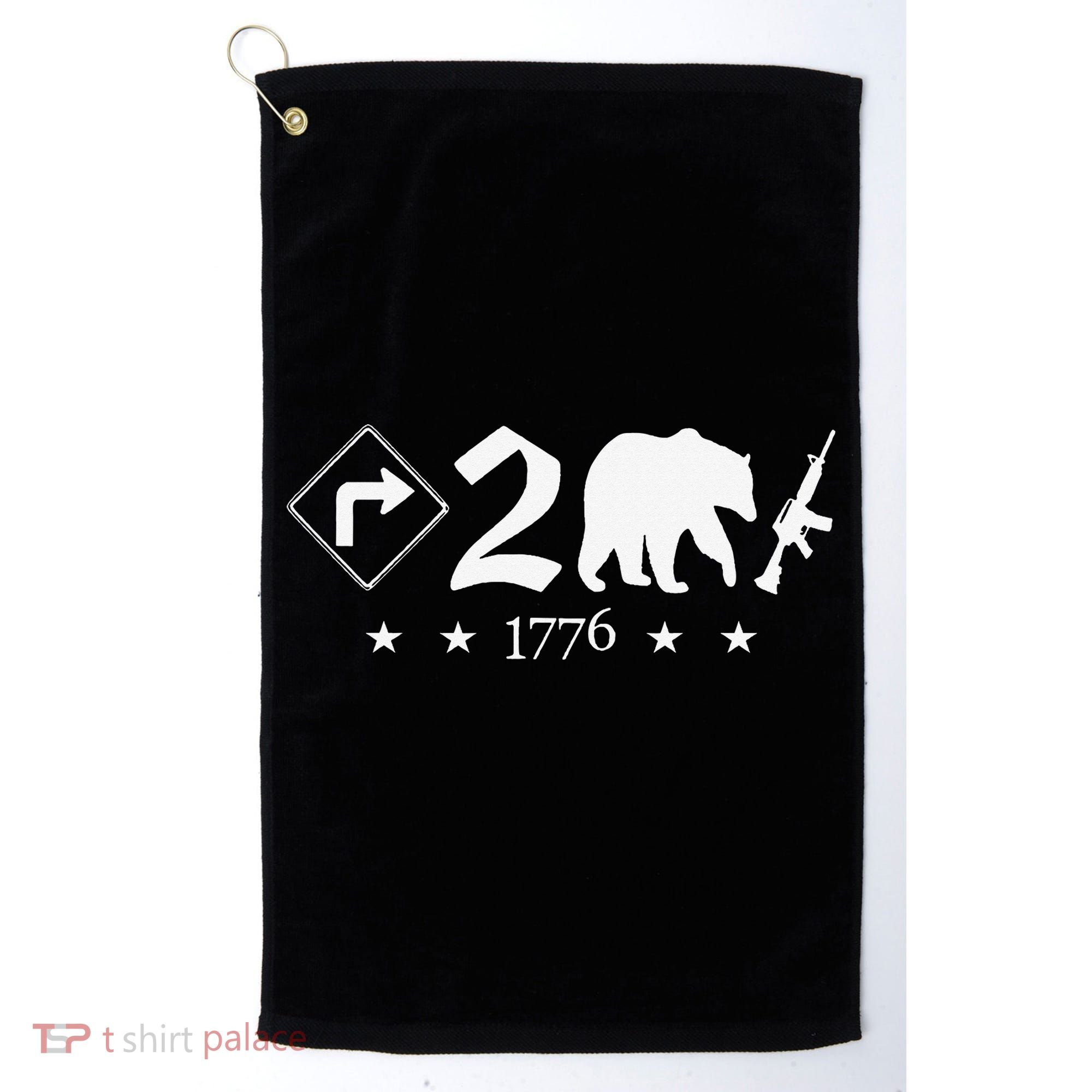 Right To Bear Arms Symbols Pro Guns Gun Rights American Golf Towel