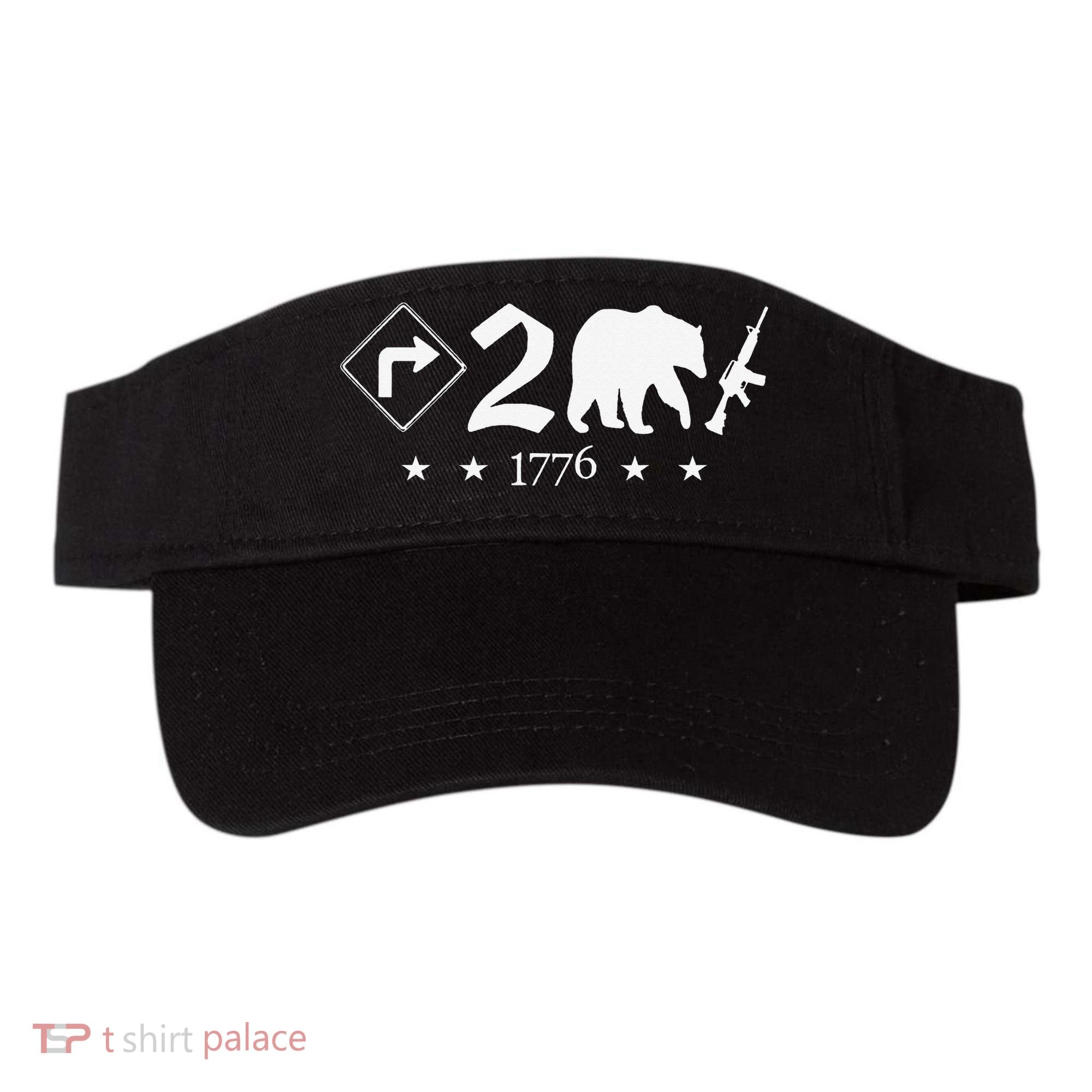 Right To Bear Arms Symbols Pro Guns Gun Rights American Visor