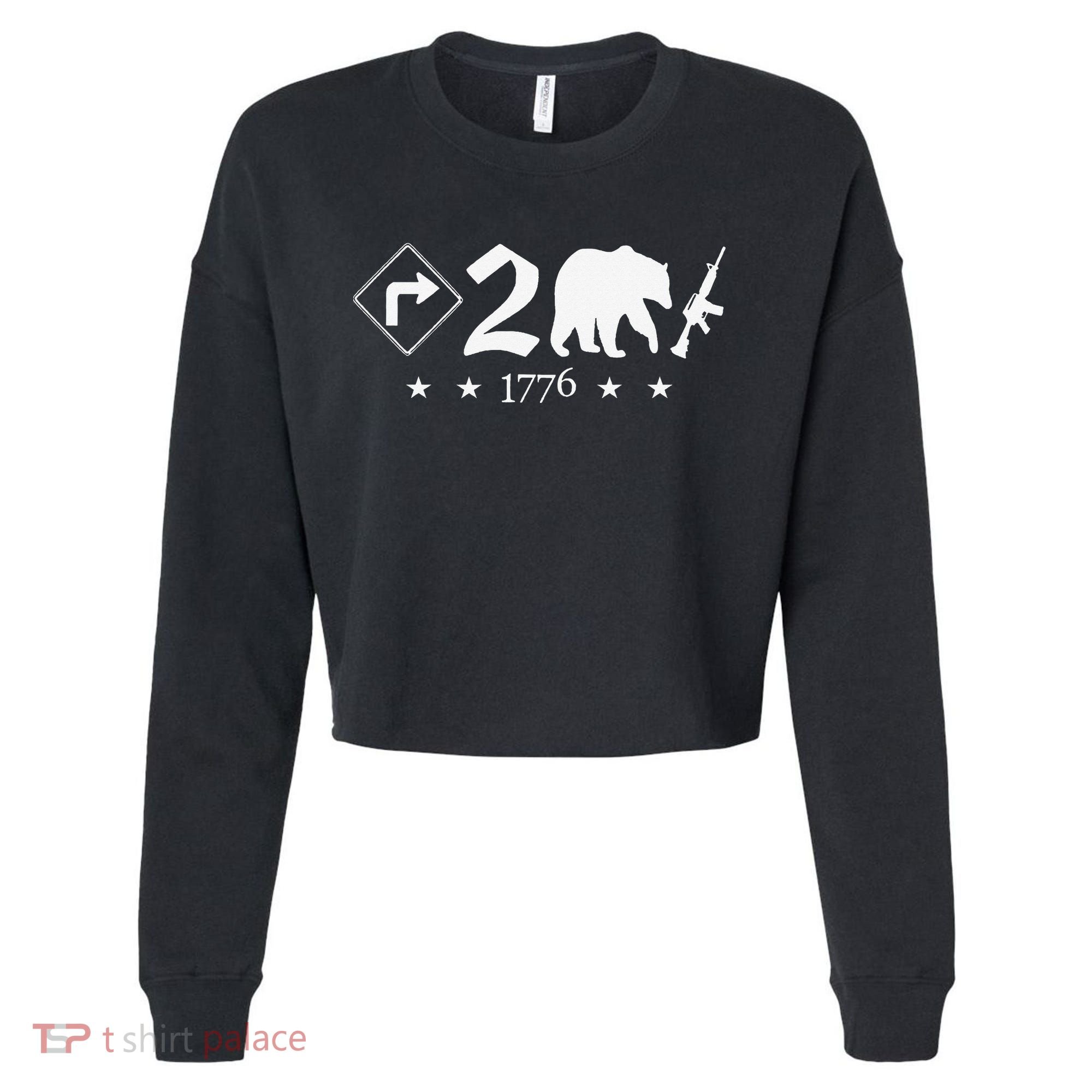 Right To Bear Arms Symbols Pro Guns Gun Rights American Cropped Pullover Crew
