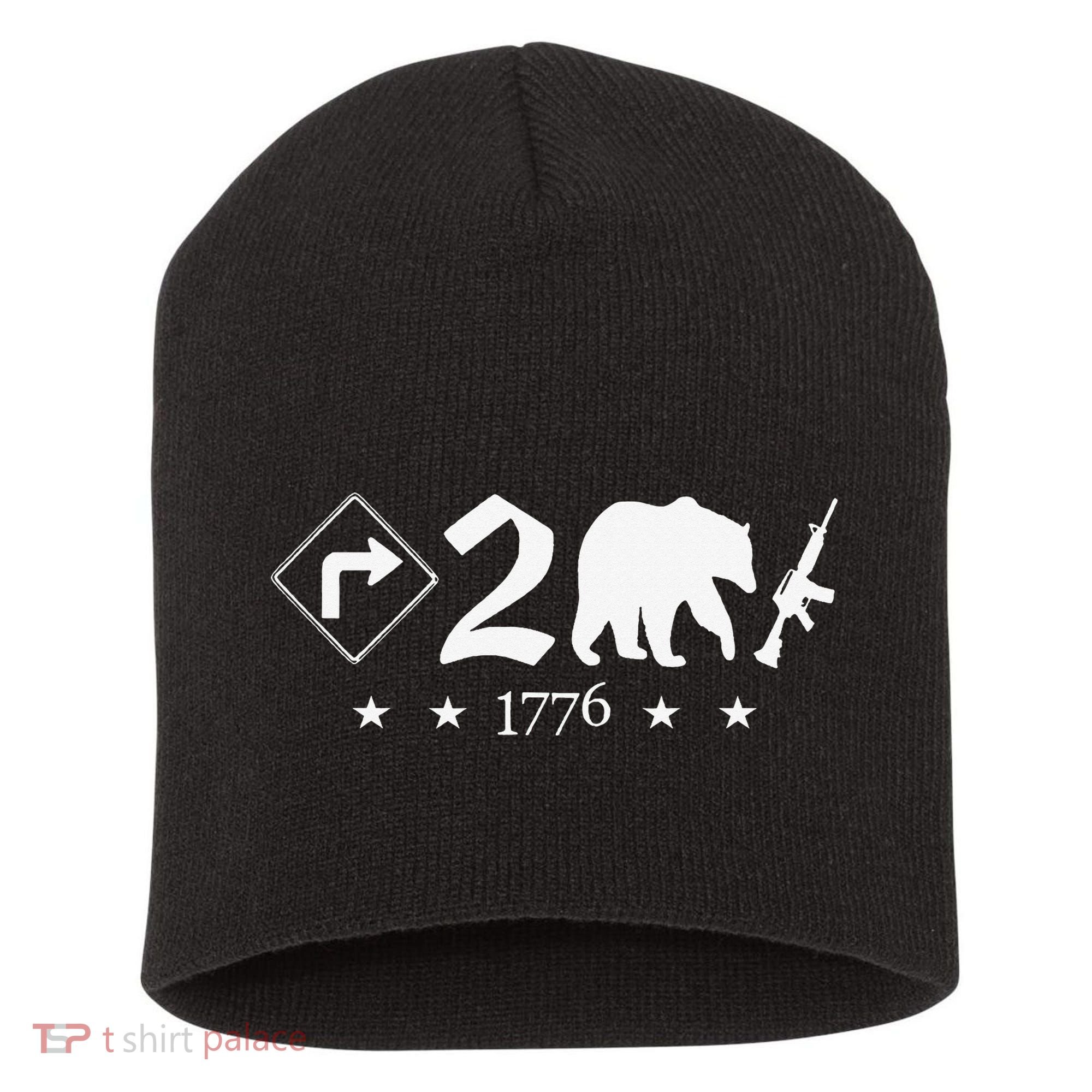 Right To Bear Arms Symbols Pro Guns Gun Rights American Short Acrylic Beanie