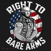 Right To Bare Arms 4th Of July Gym George Washington Hoodie thumb 7