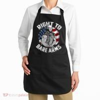Right To Bare Arms 4th Of July Gym George Washington Apron thumb 2
