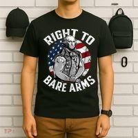 Right To Bare Arms 4th Of July Gym George Washington T-Shirt thumb 6