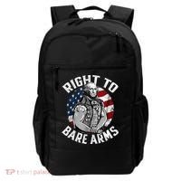Right To Bare Arms 4th Of July Gym George Washington Backpack thumb 0