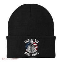 Right To Bare Arms 4th Of July Gym George Washington Beanie thumb 0