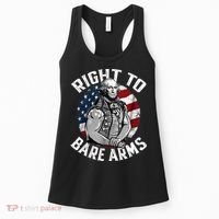 Right To Bare Arms 4th Of July Gym George Washington Women's Tank Top thumb 0
