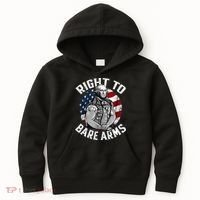 Right To Bare Arms 4th Of July Gym George Washington Kids Hoodie thumb 0