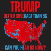 Retro Trump Better Coverage Than 5g Can You Hear Us Now Women's Sweatshirt thumb 2