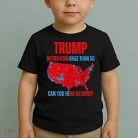 Retro Trump Better Coverage Than 5g Can You Hear Us Now Toddler T-Shirt thumb 2