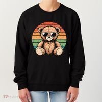 Retro Teddy Bear Casual Cute Women's Sweatshirt thumb 0