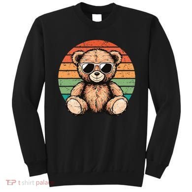 Retro Teddy Bear Casual Cute Sweatshirt