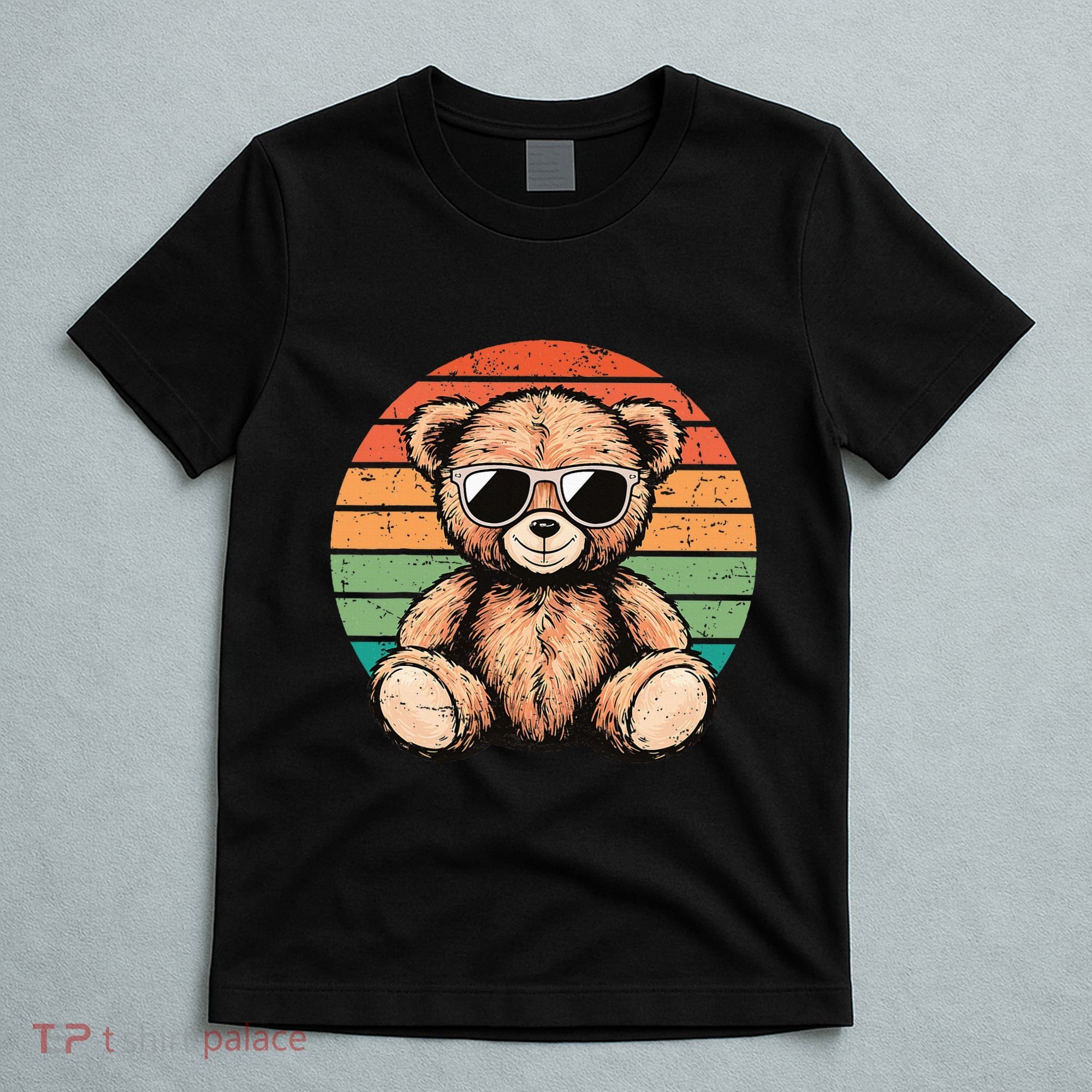 Retro Teddy Bear Casual Cute T-Shirt
