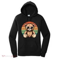 Retro Teddy Bear Casual Cute Women's Hoodie thumb 0
