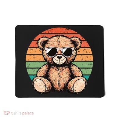 Retro Teddy Bear Casual Cute Mousepad