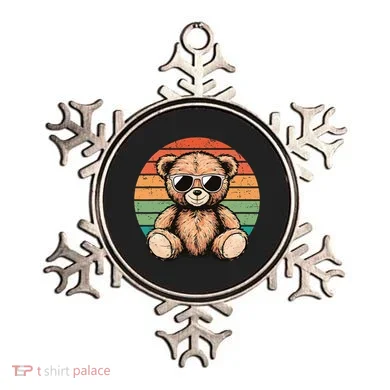 Retro Teddy Bear Casual Cute Ornament