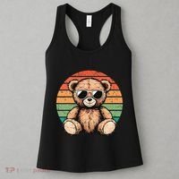 Retro Teddy Bear Casual Cute Women's Tank Top thumb 3