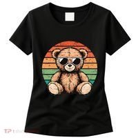 Retro Teddy Bear Casual Cute Women's T-Shirt thumb 0