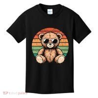 Retro Teddy Bear Casual Cute Kids T-Shirt thumb 0