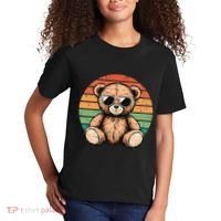 Retro Teddy Bear Casual Cute Kids T-Shirt thumb 2