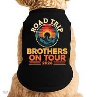 Road Trip Brothers On Tour 2026 Vacation Doggie Tank thumb 0