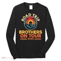 Road Trip Brothers On Tour 2026 Vacation Long Sleeve Shirt thumb 0