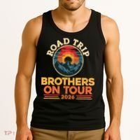Road Trip Brothers On Tour 2026 Vacation Tank Top thumb 3