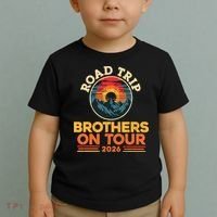 Road Trip Brothers On Tour 2026 Vacation Toddler T-Shirt thumb 2