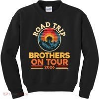 Road Trip Brothers On Tour 2026 Vacation Kids Sweatshirt thumb 0