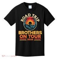 Road Trip Brothers On Tour 2026 Vacation Kids T-Shirt thumb 0