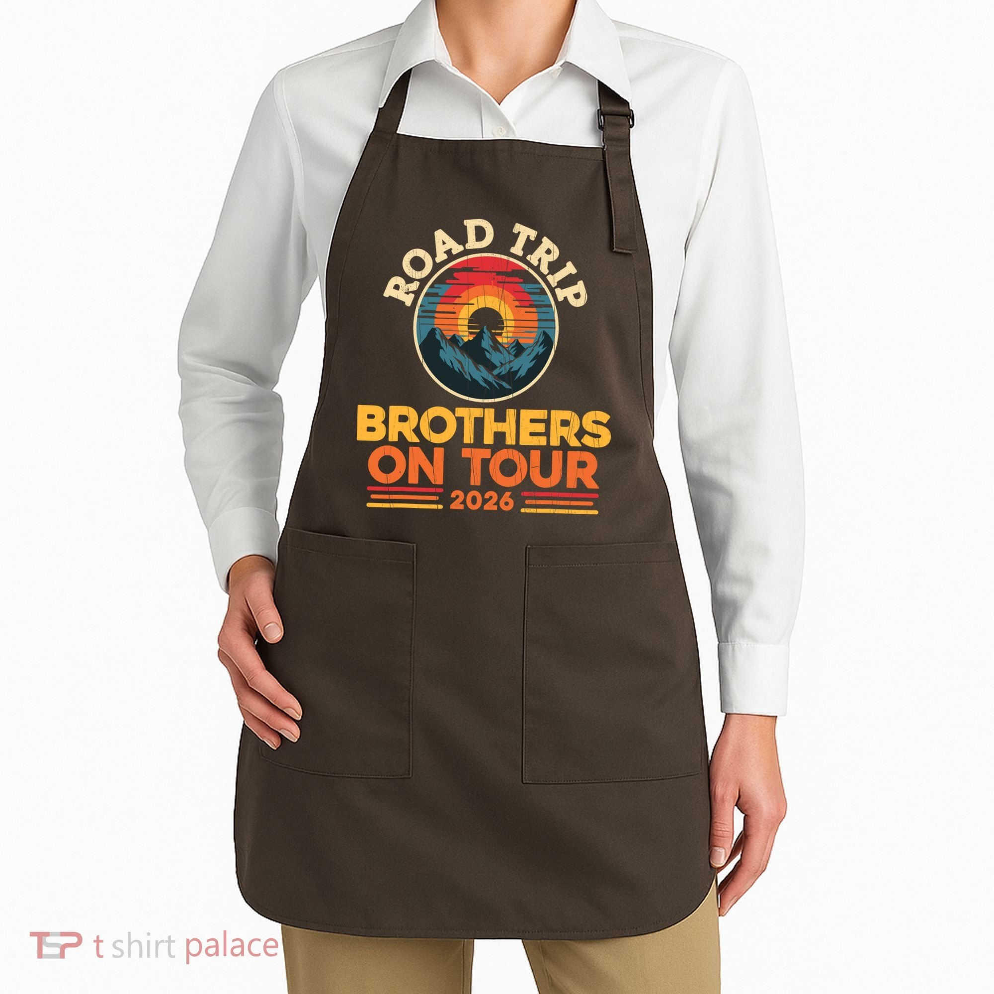 Road Trip Brothers On Tour 2026 Vacation Apron