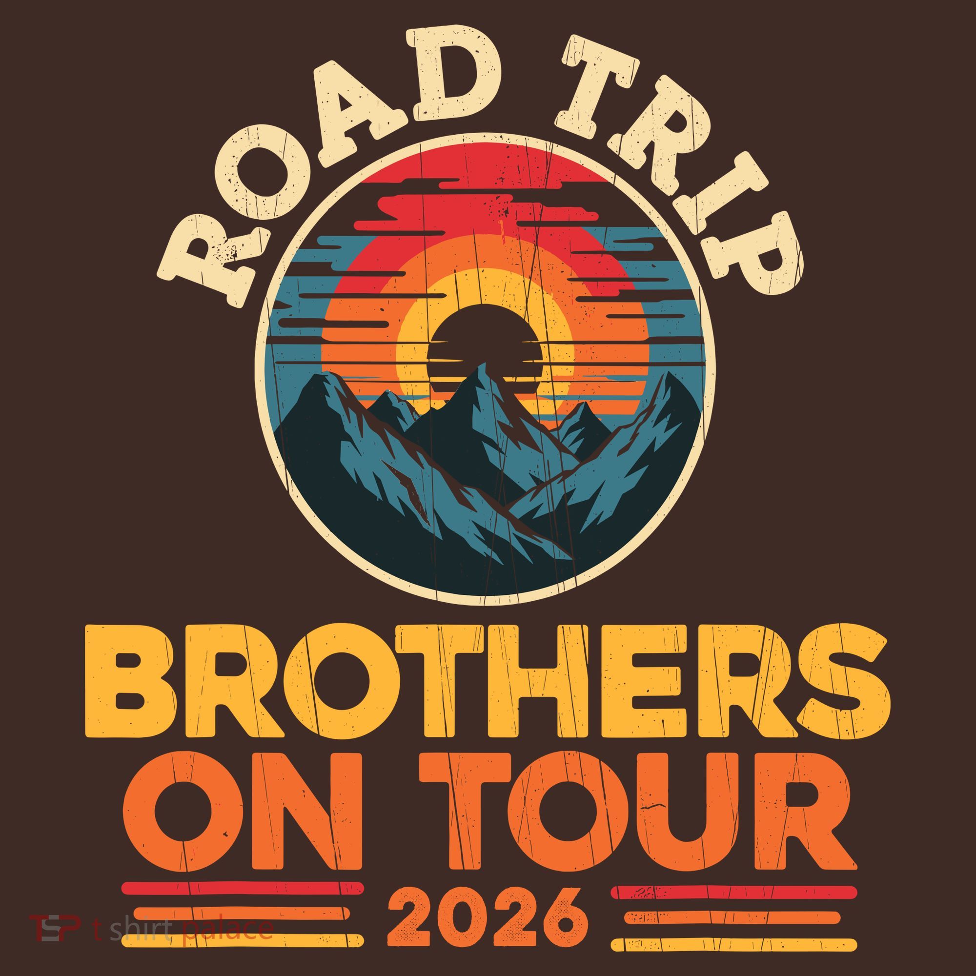 Road Trip Brothers On Tour 2026 Vacation Apron