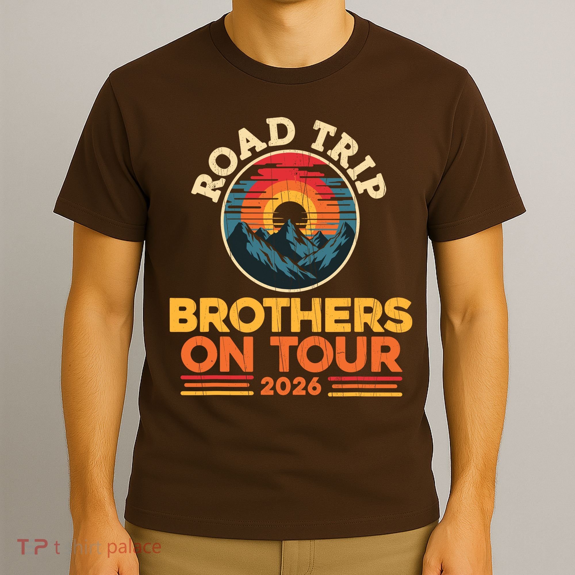 Road Trip Brothers On Tour 2026 Vacation T-Shirt